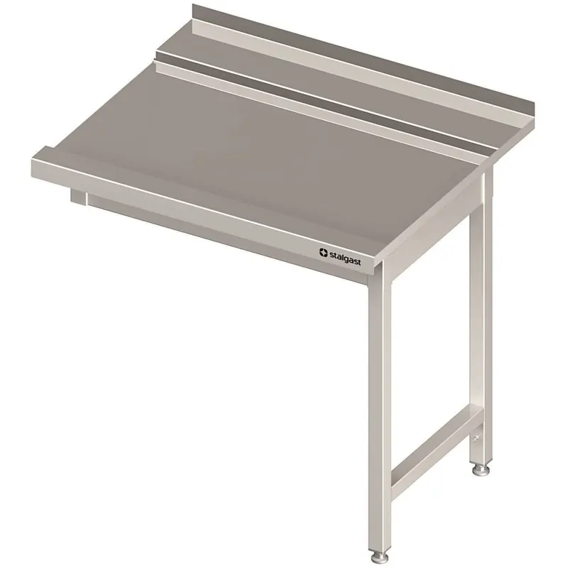 Ablauftisch 2 Beinen 1000 x 700 mm links verschweißt VAL10702LA