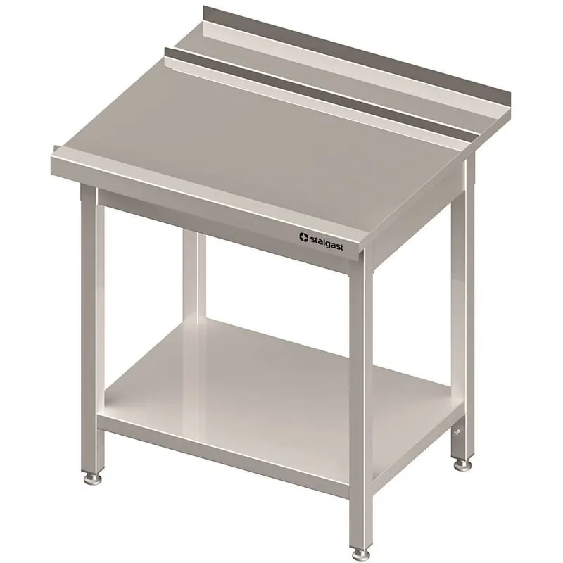 Ablauftisch Grundboden 1300 x 700 mm links verschweißt VAL13701LA