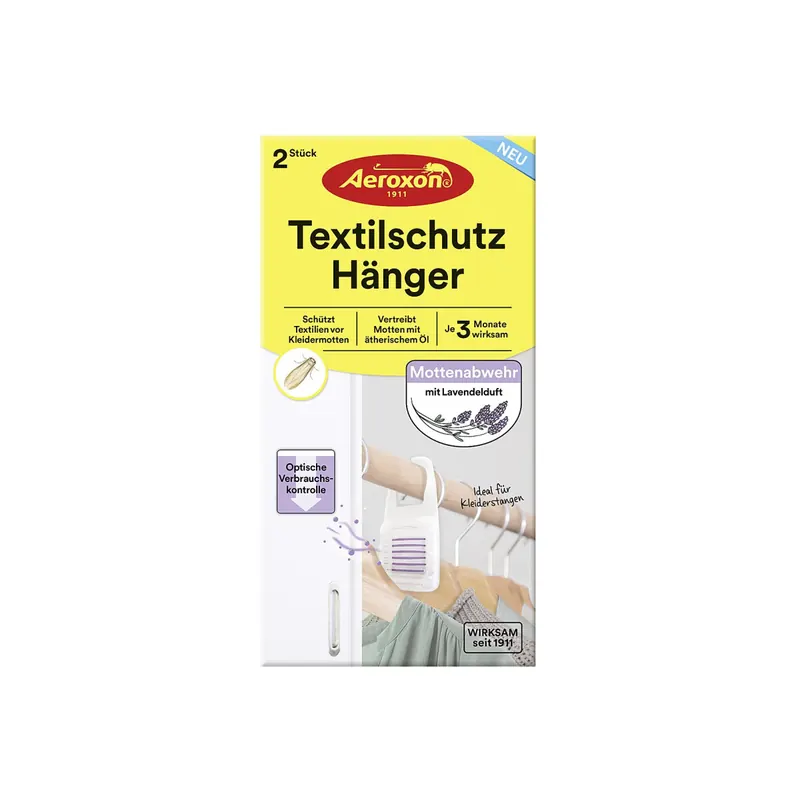 Aeroxon Textilschutz Hänger 2er Pack – 14er Vorteilset