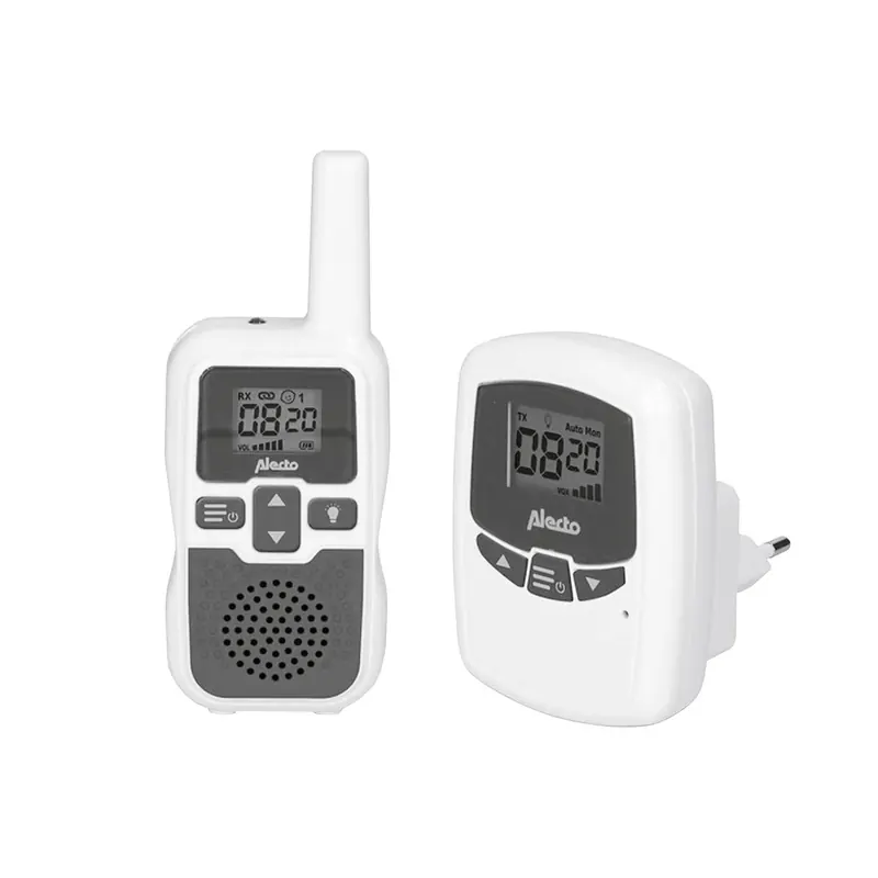 ALECTO Babyphone bis zu 3000 Meter Reichweite DBX-80 weiß / anthrazit