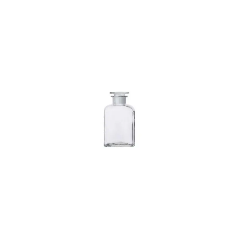 Apothekerglas eckig klar