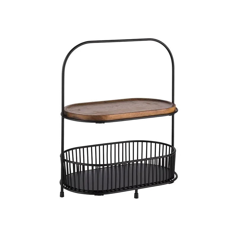 APS 2-stufige Etagère, 5-teilig 31 x 17 cm, H: 37,5 cm