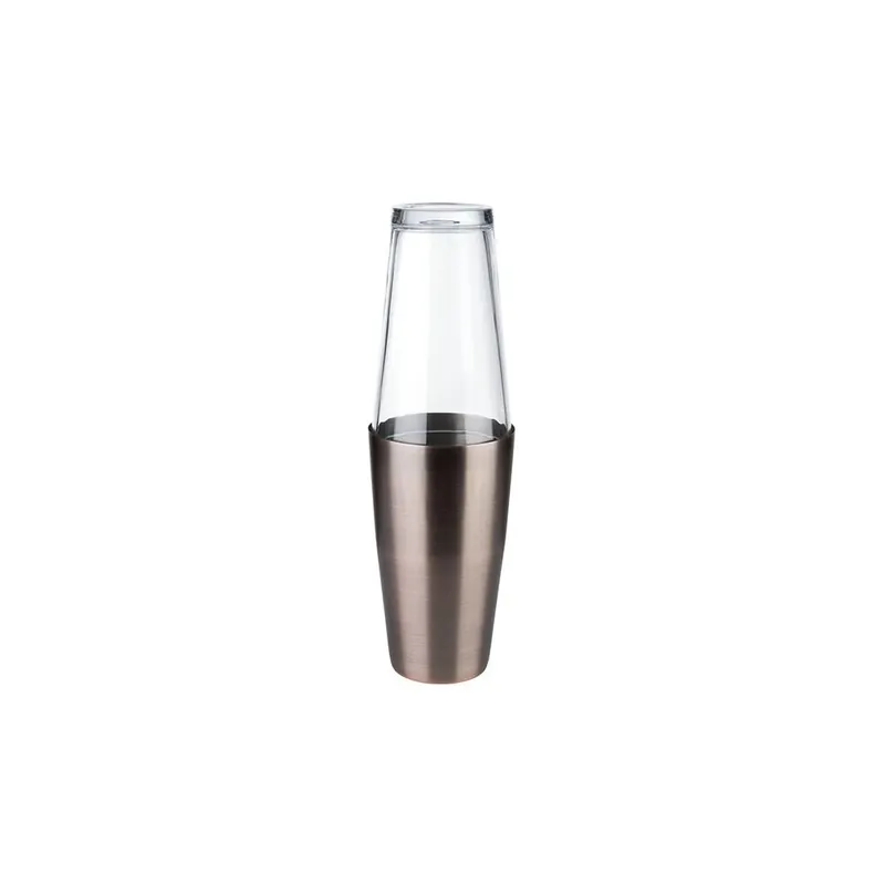 APS Boston Shaker, 2 teiliges Set - Ø 9 cm, H: 30 cm antik-kupfer