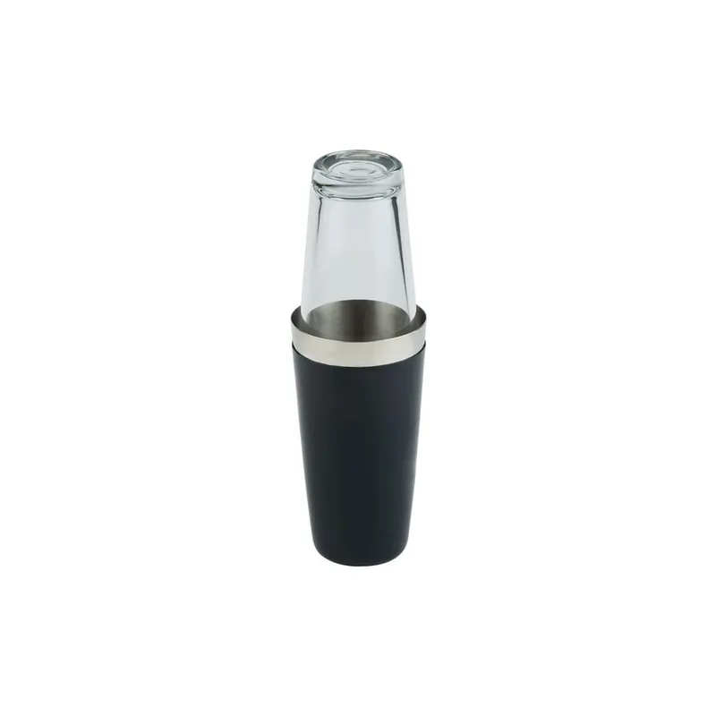 APS Boston Shaker 2 teiliges Set Ø 9cm H 30cm Schwarz