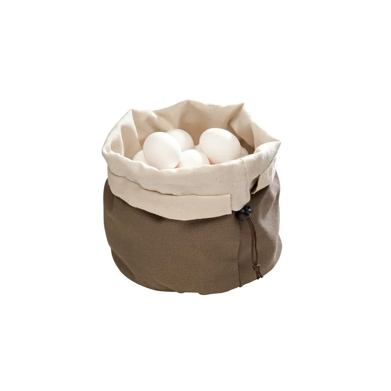 APS Brottasche mit Wärmekissen Ø 19cm H 23cm Braun