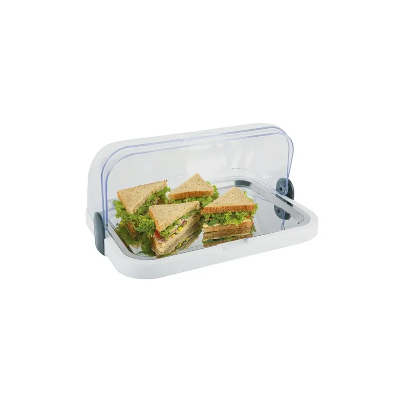 APS Buffet Vitrine - 44 x 32 cm, H: 20,5 cm weiß