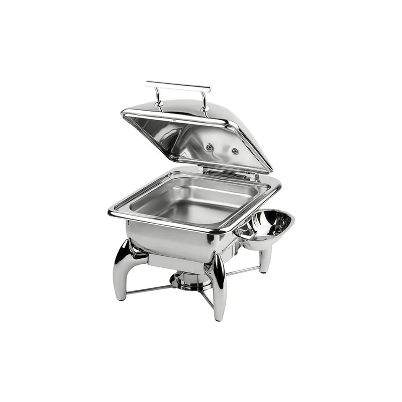 APS Chafing Dish GN 2/3 GLOBE - 44 x 41 cm, H: 34 cm Glasdeckel