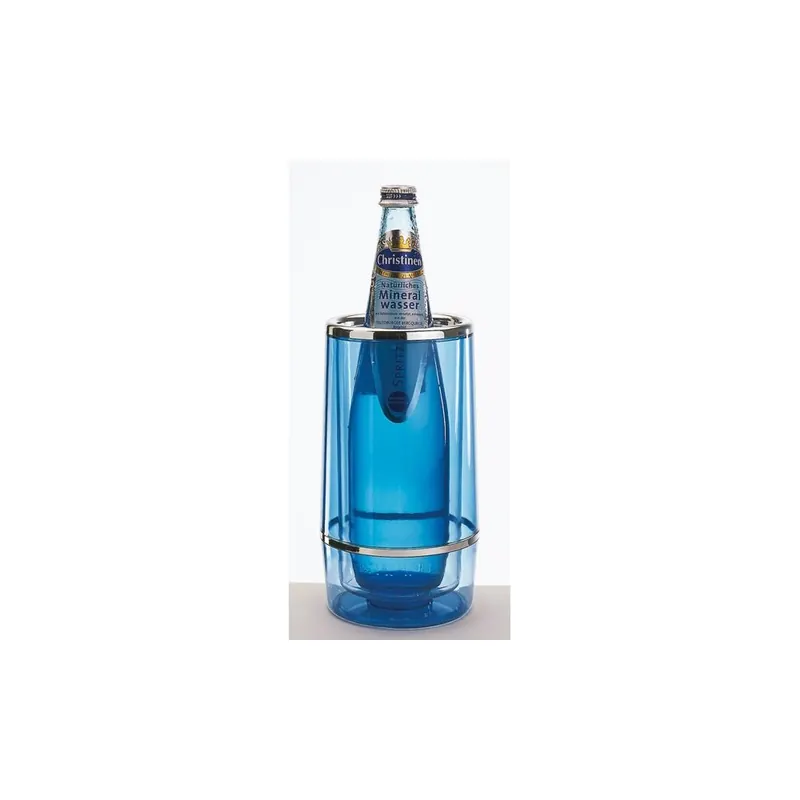 APS Flaschenkühler Außen Ø 12cm H 23cm Blau