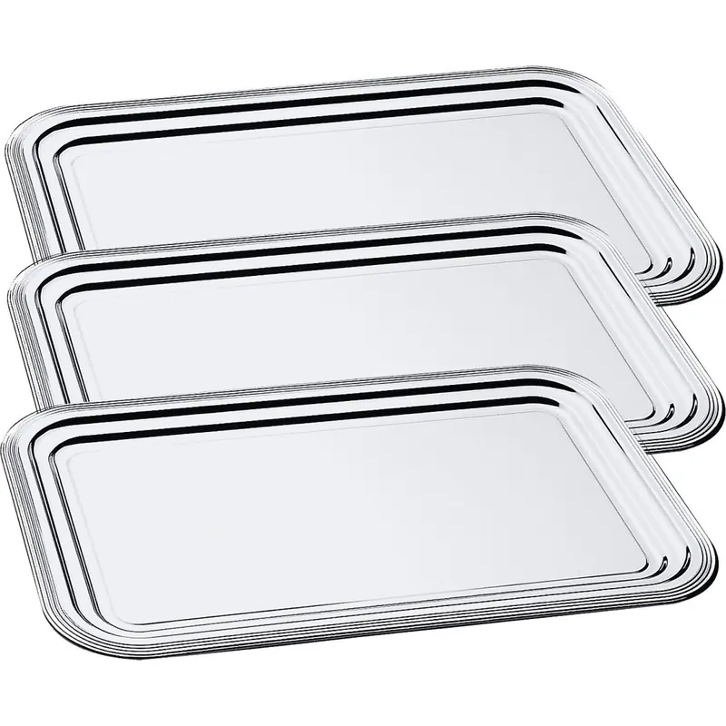 APS Partyplatte 3er Set - CLASSIC - 53 x 32,5 cm, Metall 395