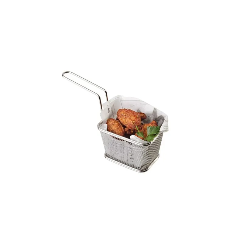 APS Servier-Frittierkorb SNACKHOLDER 13x10,5cm Edelstahl