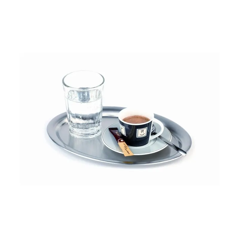 APS Serviertablett -KAFFEEHAUS- 19 x 15 cm oval 30111