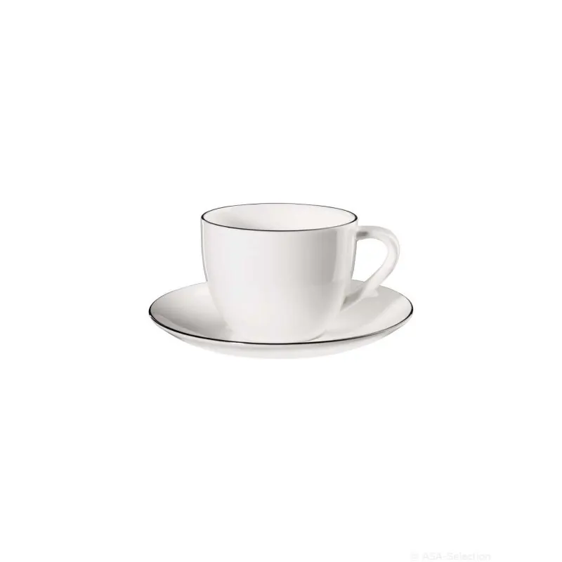Asa Selection à table ligne noire Cappuccinotasse