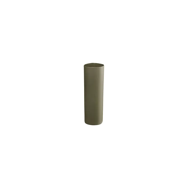 ASA Selection lines and squares Vase olive Ø 8 cm, H 25 cm