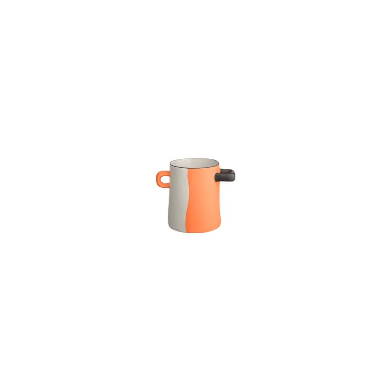 ASA Selection rayu Vase orange geteilt Ø 13,5 cm, H 15,5 cm