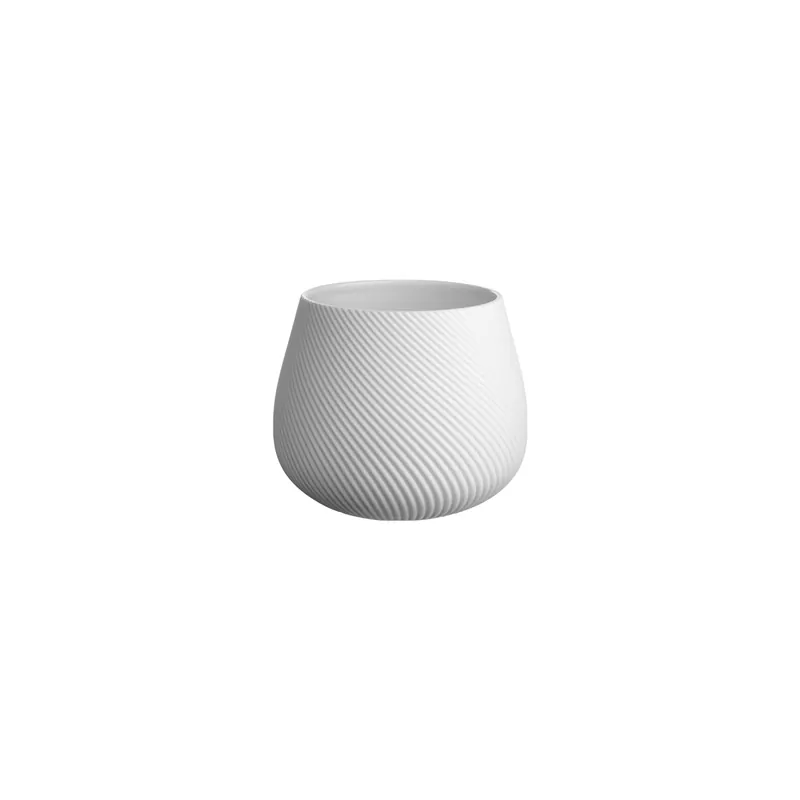 ASA Selection rica Vase weiß Ø 19,7 cm, H 16 cm