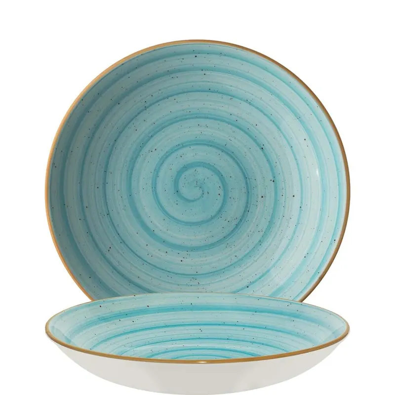 Aura Aqua Bloom Teller tief 25cm