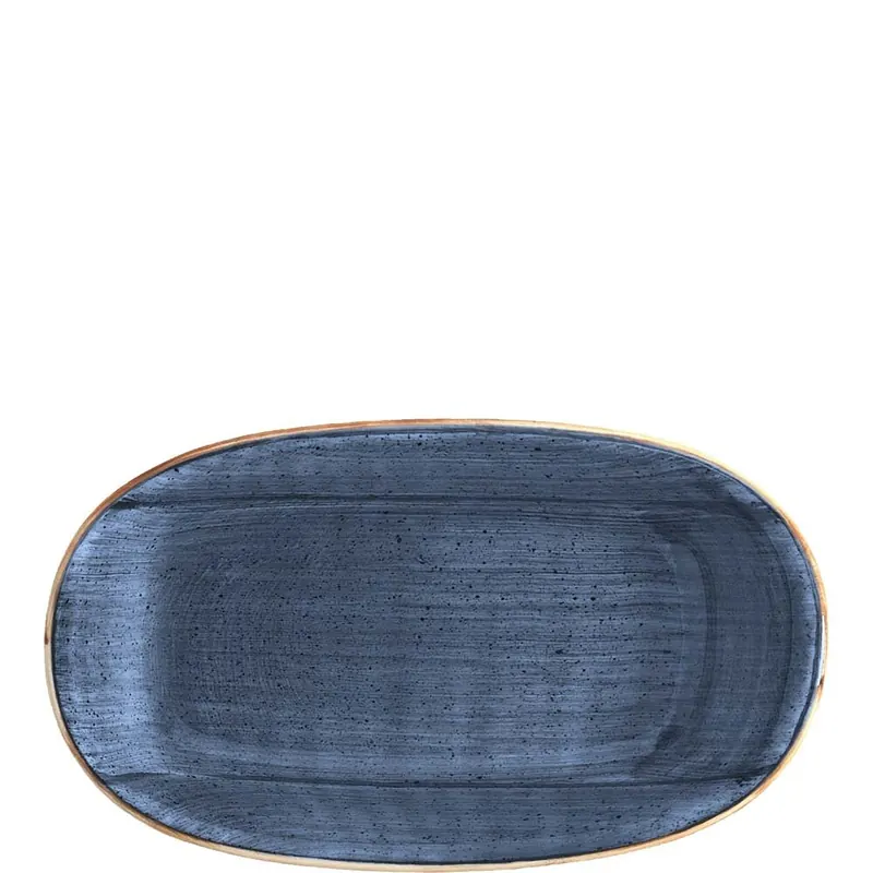 Aura Dusk Gourmet Platte oval 24x14cm