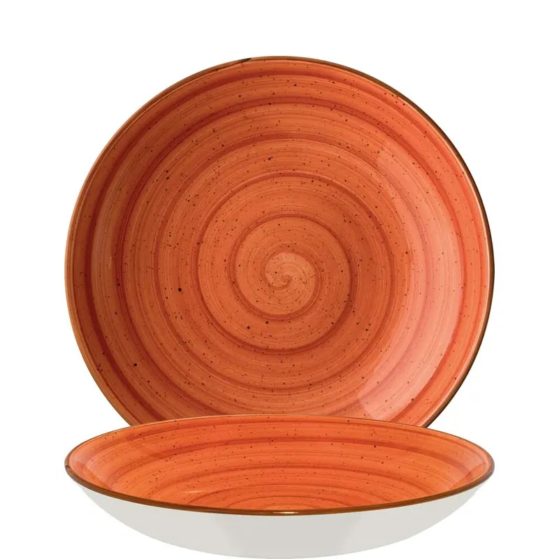 Aura Terracotta Bloom Teller tief 28cm
