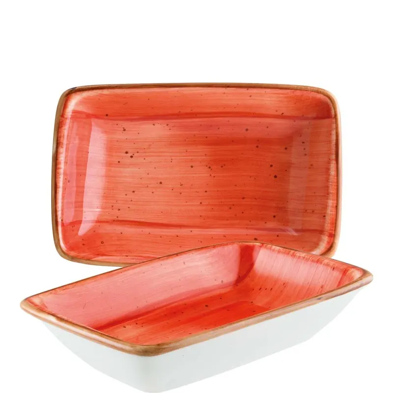 Aura Terracotta Moove Rechteckschale 16x9cm
