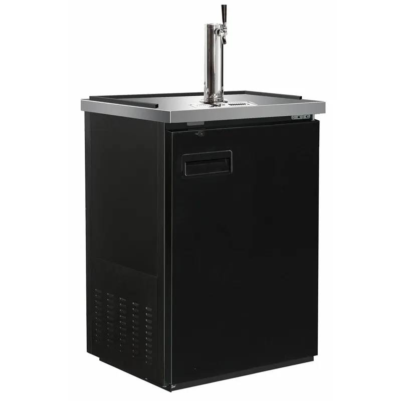 Ausschanktheke 612 x 760 x 995 mm schwarz 1 Zapfhahn BK-29