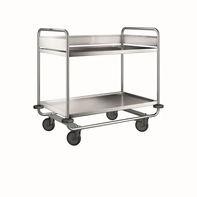 B.PRO AbräumwagenARW 10 X 6-2 Rollen Kunststoff
