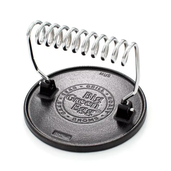 BIG GREEN EGG Grill Press - Gusseisen-Grillpresse