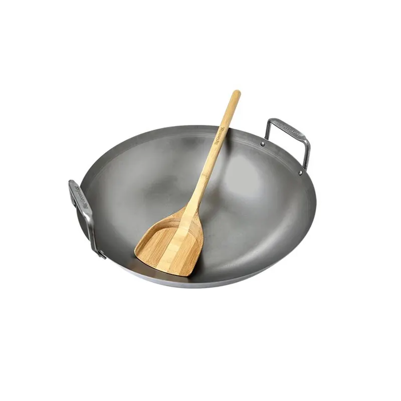 BIG GREEN EGG Grill-WOK aus Kohlenstoffstahl