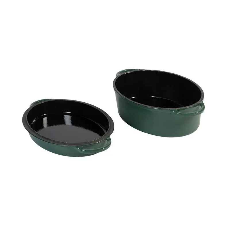 BIG GREEN EGG Grüner, ovaler Dutch Oven