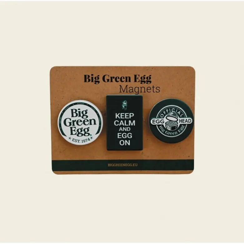 BIG GREEN EGG Kühlschrank Magnete-Set mit 3 Magneten
