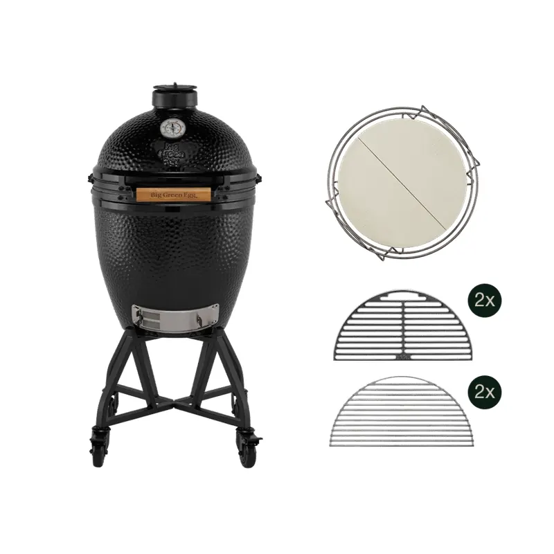BIG GREEN EGG Large Onyx Egg Starterset