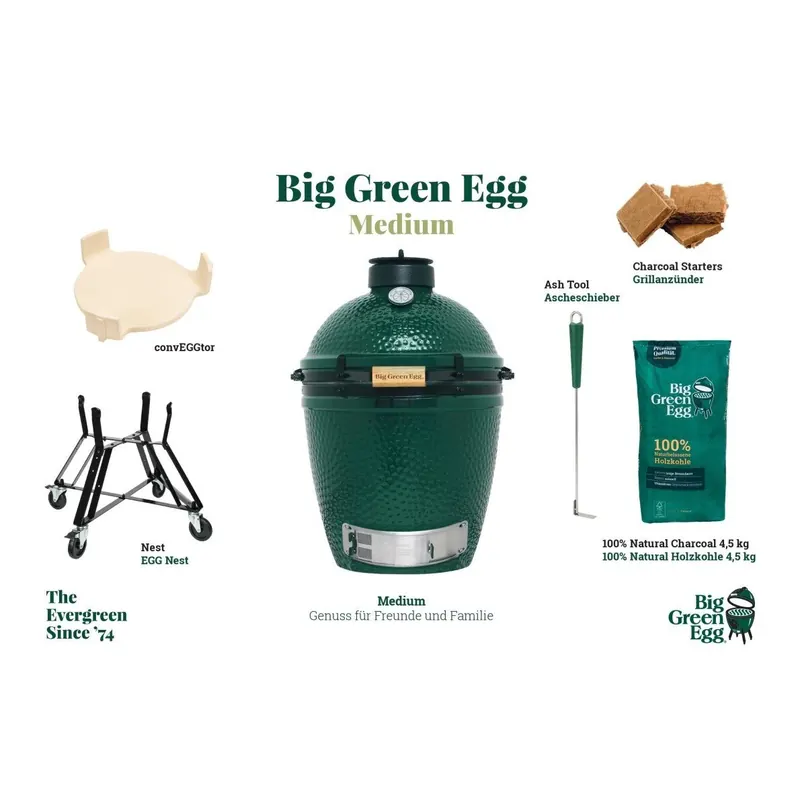 BIG GREEN EGG M Starterset