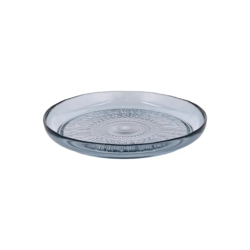 Bitz Geschirr Kusintha Glasteller blau Ø 18 cm
