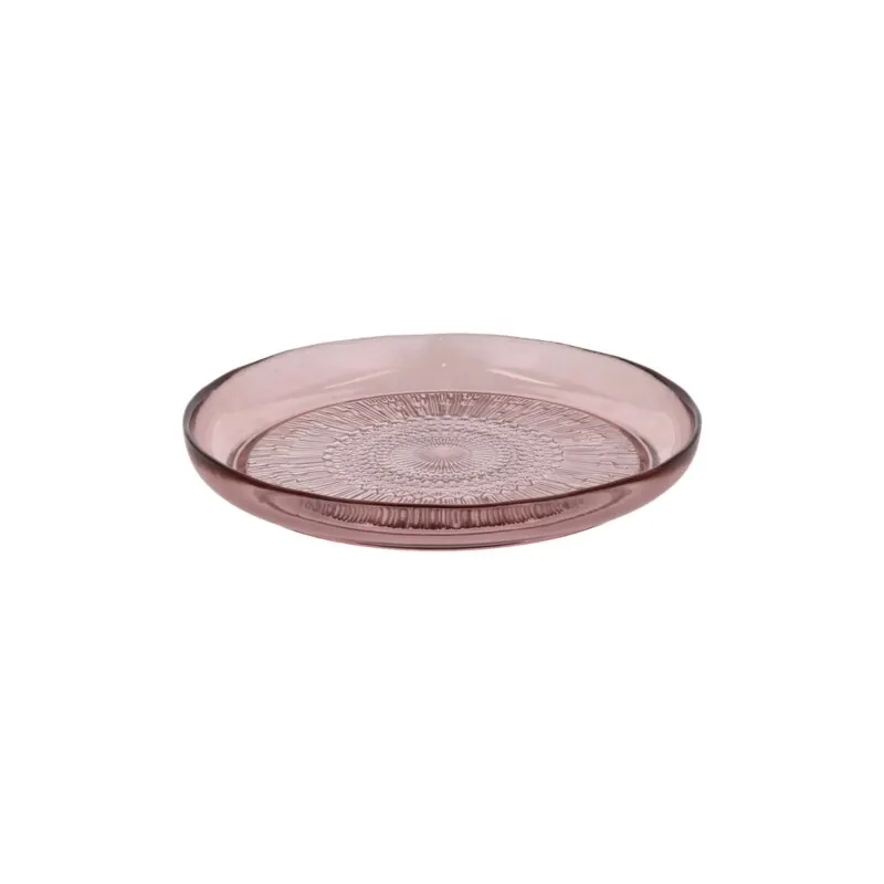 Bitz Geschirr Kusintha Glasteller pink Ø 18 cm
