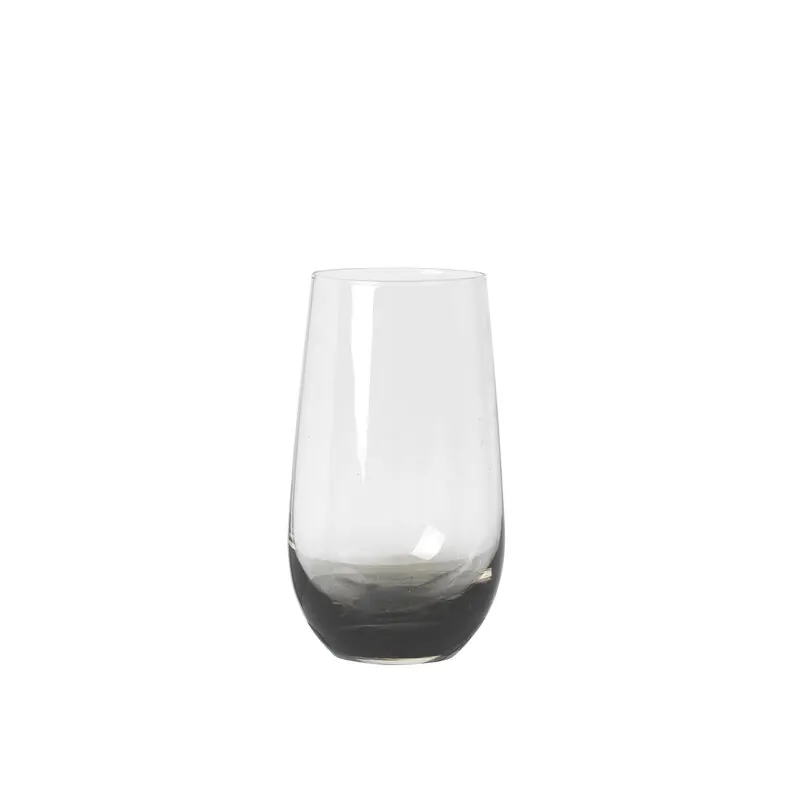 Broste Copenhagen Wasserglas hoch 550 ml SMOKE GREY, 6 Stk.