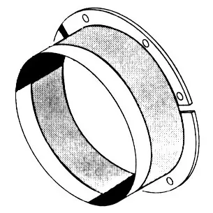 Bundkragen 275 x 275 x 50 mm für 250er Rohre 10/250