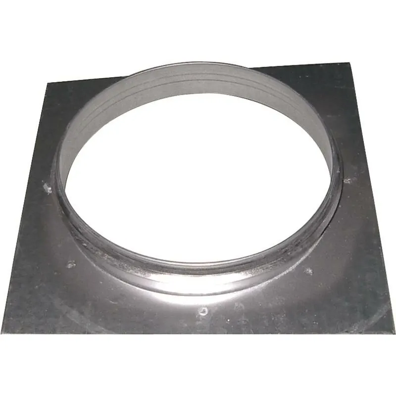 Bundkragen mit Platte 400 x 400 x 50 mm für 250er Rohre 9/250