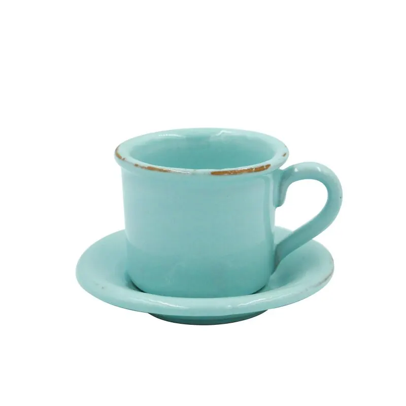 CASAgent Campagna Espressotasse + Untertasse aqua 05