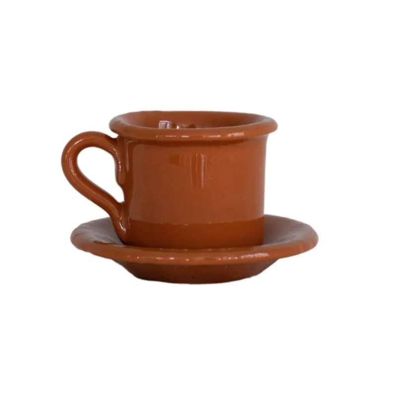 Casagent Campagna Espressotasse + Untertasse arancio 12