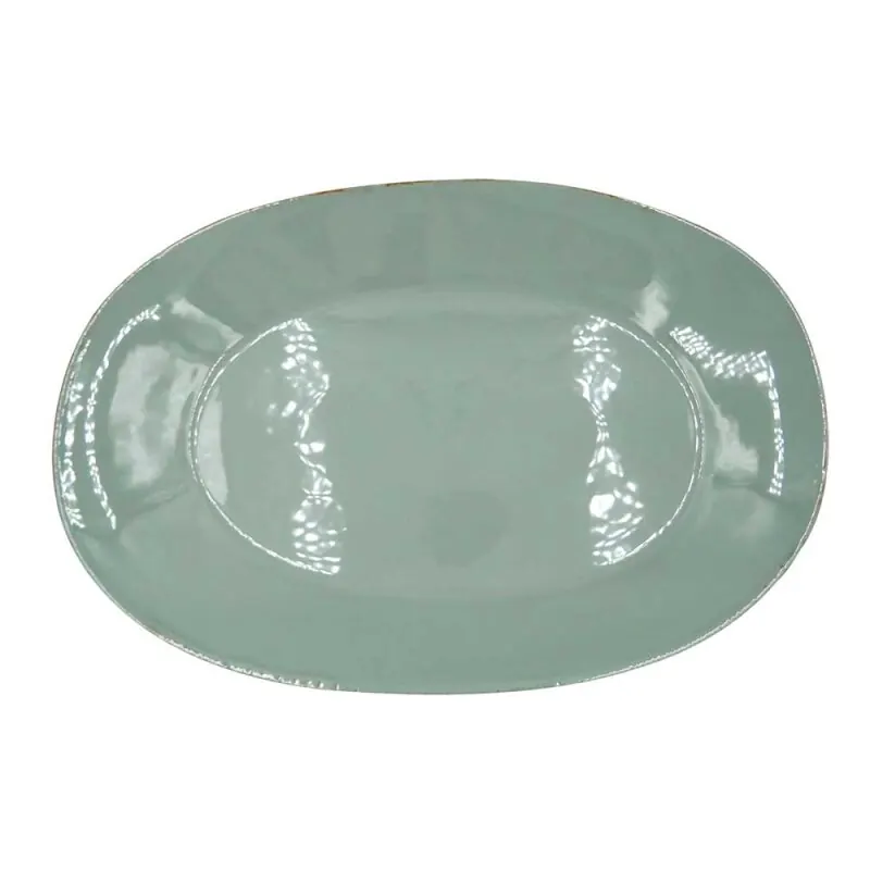 CASAgent Campagna Platte oval 41 x 28 cm grau 17
