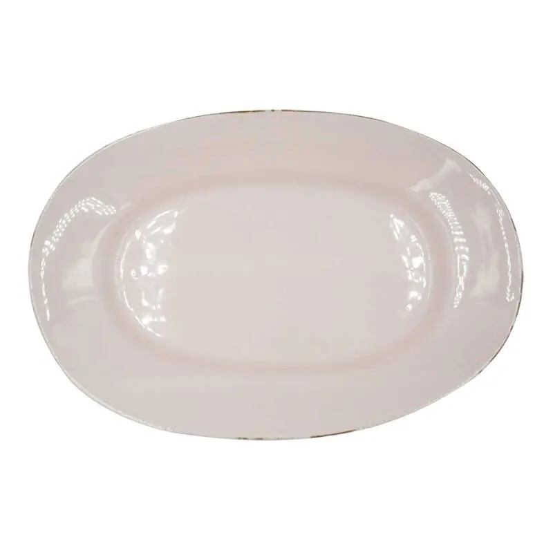 CASAgent Campagna Platte oval 41 x 28 cm rosa 13
