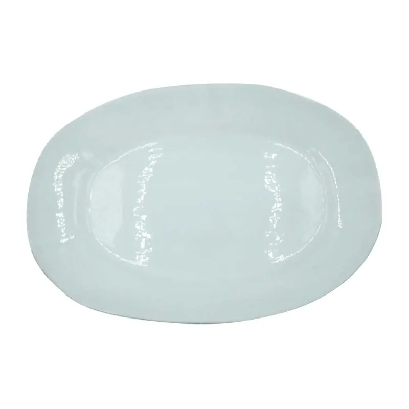 CASAgent Campagna Platte oval 41 x 28 cm weiß 08