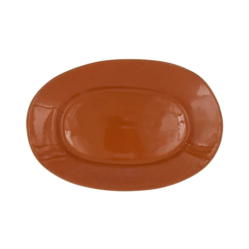 Casagent Campagna Platte oval 50 x 34 cm arancio 12
