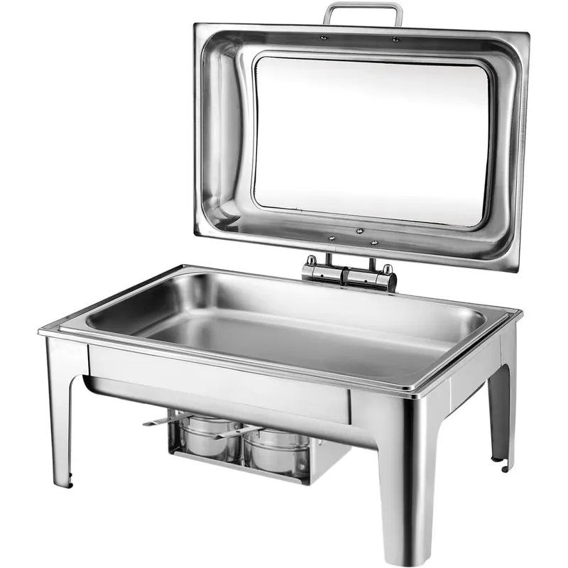 Chafing Dish mit Glasdeckel GN 1 / 1