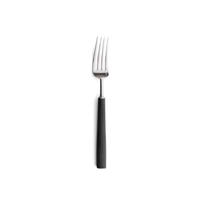 Cutipol Besteck Ebony schwarz Dessertgabel 18 cm