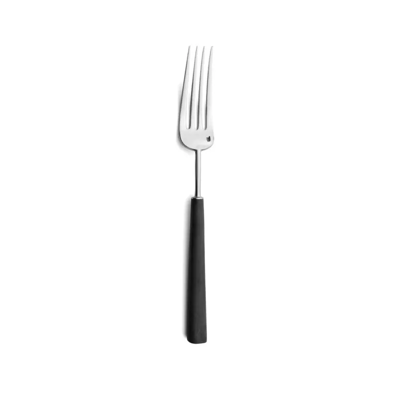 Cutipol Besteck Ebony schwarz Serviergabel 25 cm
