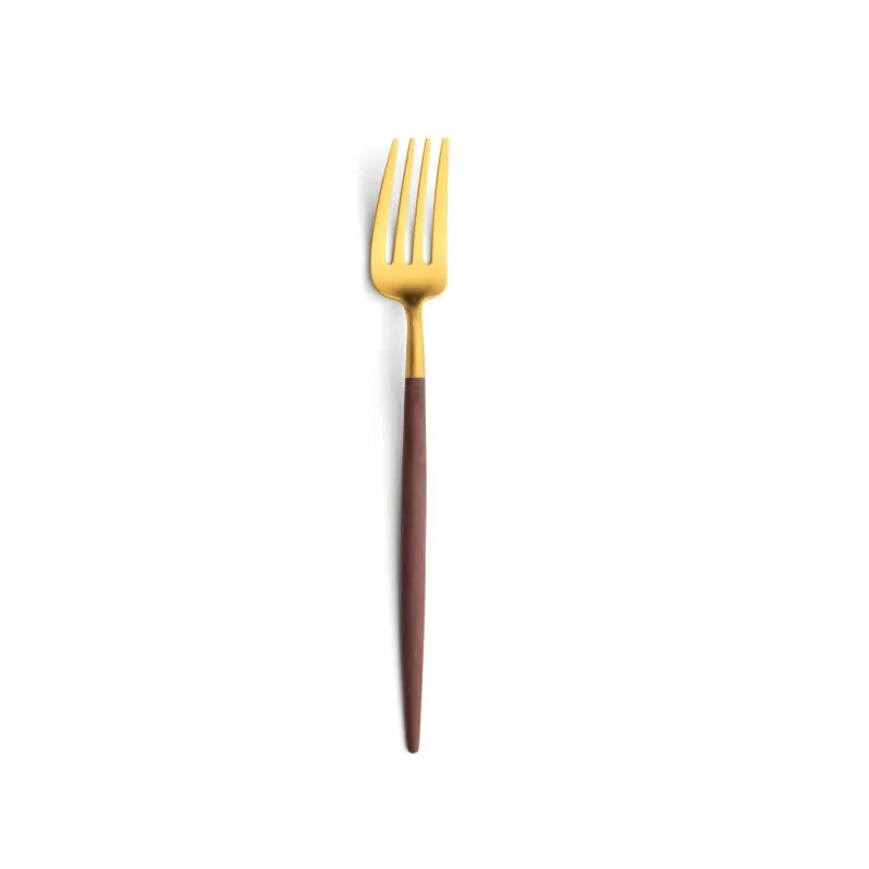 Cutipol Besteck Goa braun/gold Dessertgabel 18,7 cm