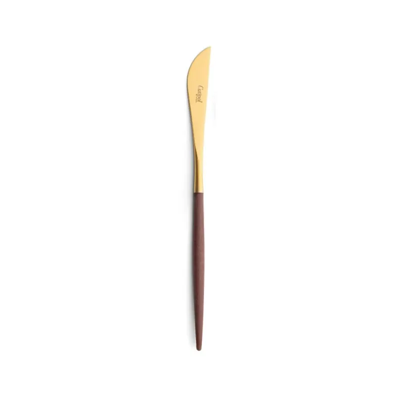 Cutipol Besteck Goa braun/gold Dessertmesser 20 cm