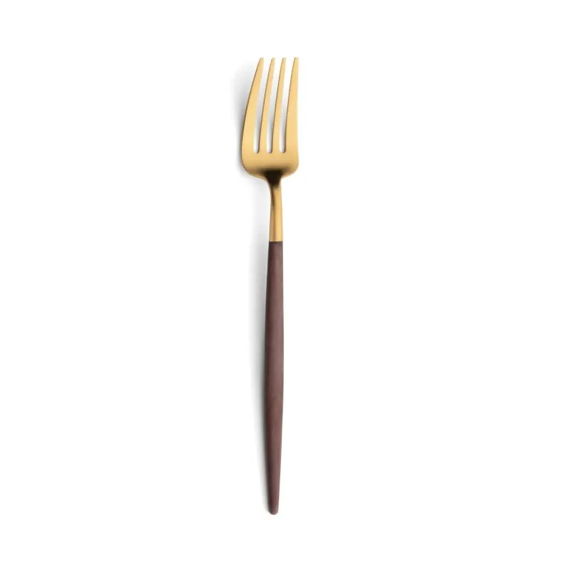 Cutipol Besteck Goa braun/gold Tafelgabel 21,7 cm
