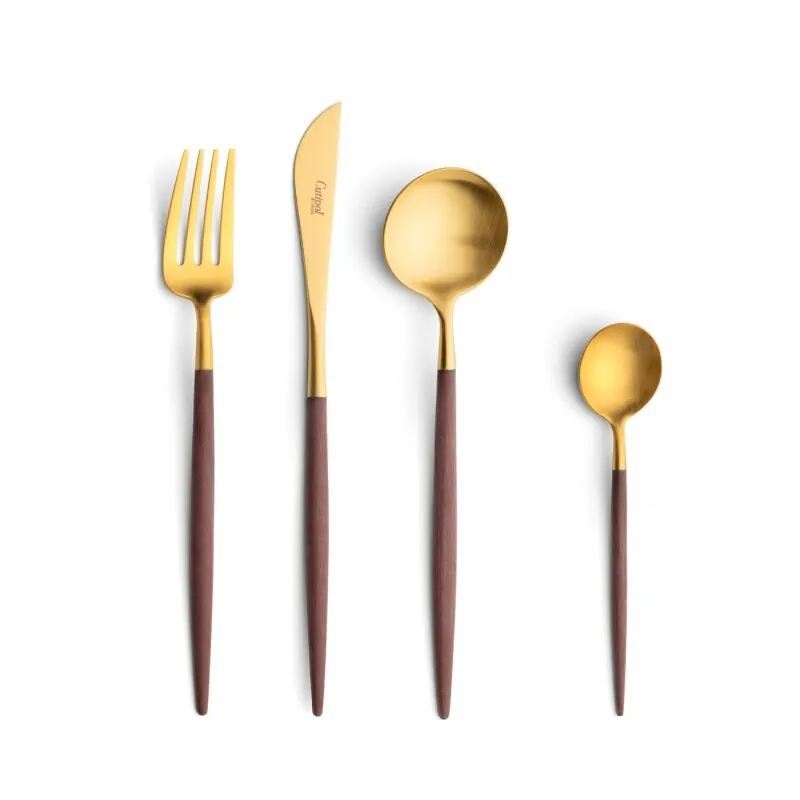Cutipol Besteck Goa braun/gold