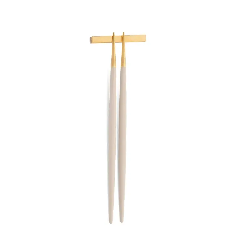 Cutipol Besteck Goa ivory/gold Chopstick Set 3 tlg.